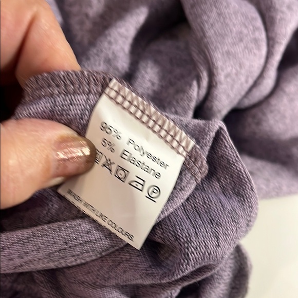 EUC Lavender Sweater Long Sleeve Purple With Back Button Details-Sz XL - Picture 3 of 10